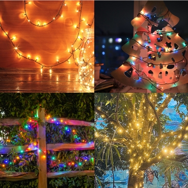 LED圣诞灯 - HCP152-153 墨绿线灯珠灯串